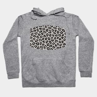 Grey Leopard Print Hoodie